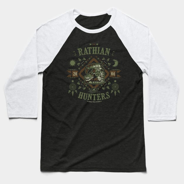 Rathian Hunters Baseball T-Shirt by Soulkr